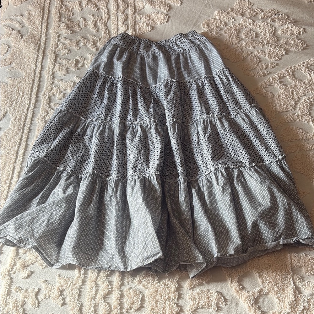 Long + Light Tiered Skirt